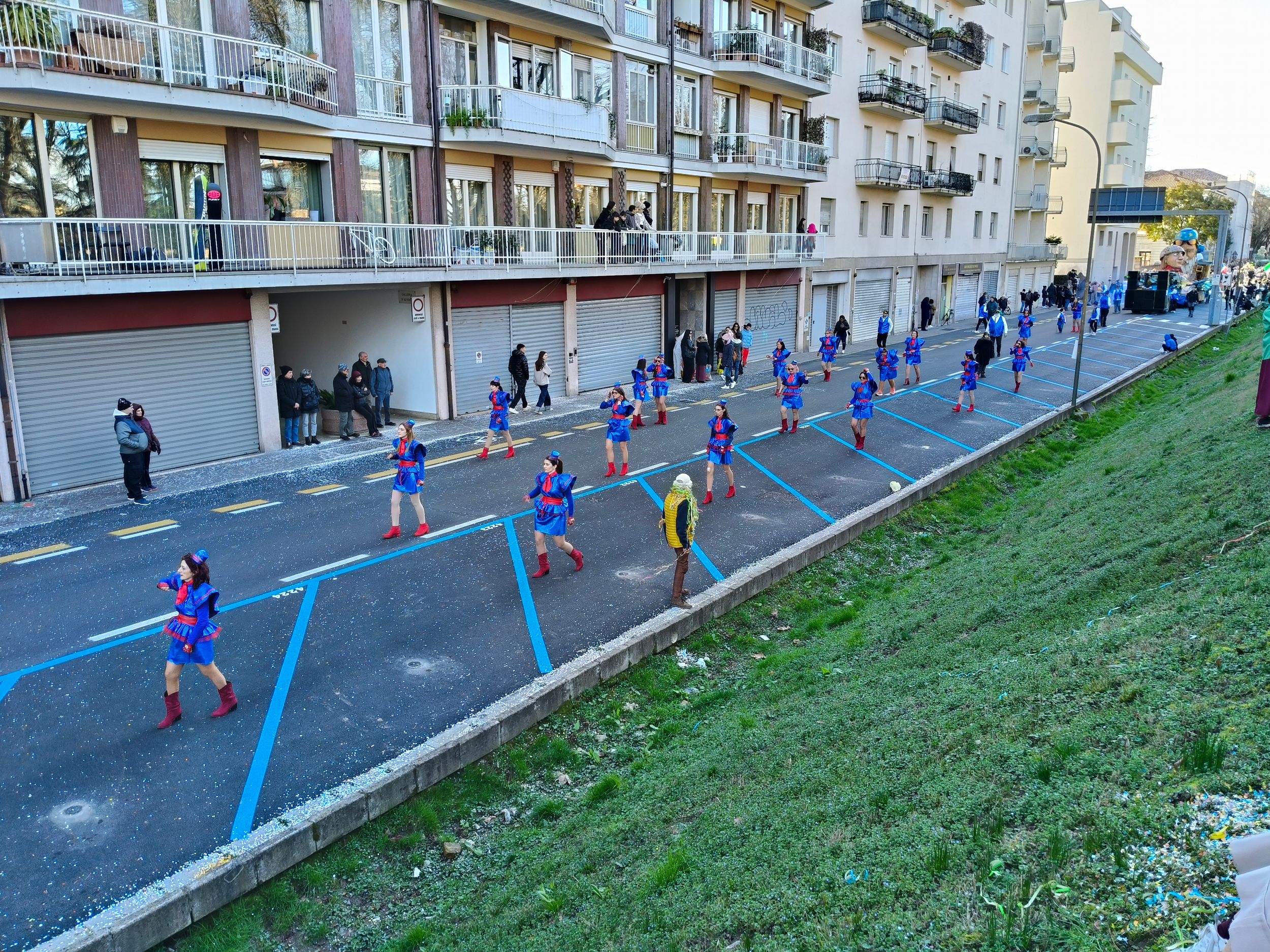 Treviso Carnival Parade 2026. The Simpatia Group from Musestre with the show “Fasten your seatbelts... The fun is about to begin”.