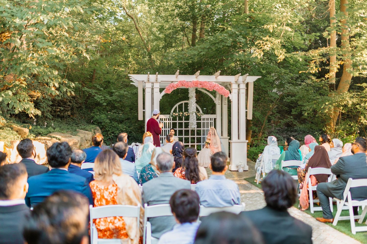 Ancaster Mill Streamside Chapel Wedding