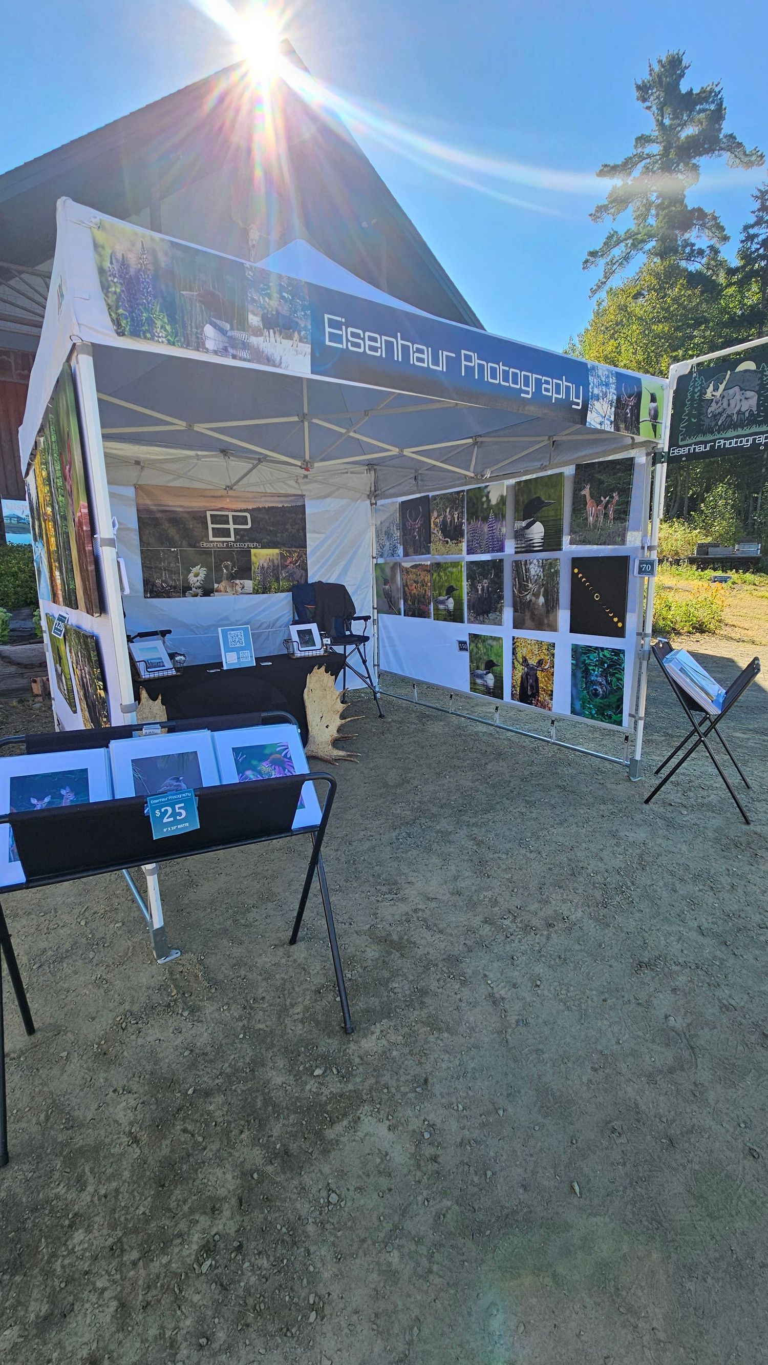 Art Booth Set up
