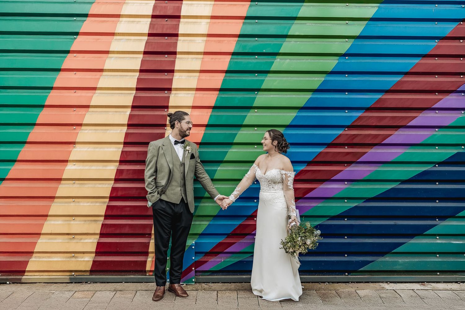 Couples wedding portraits by a natural documentary wedding photographer.