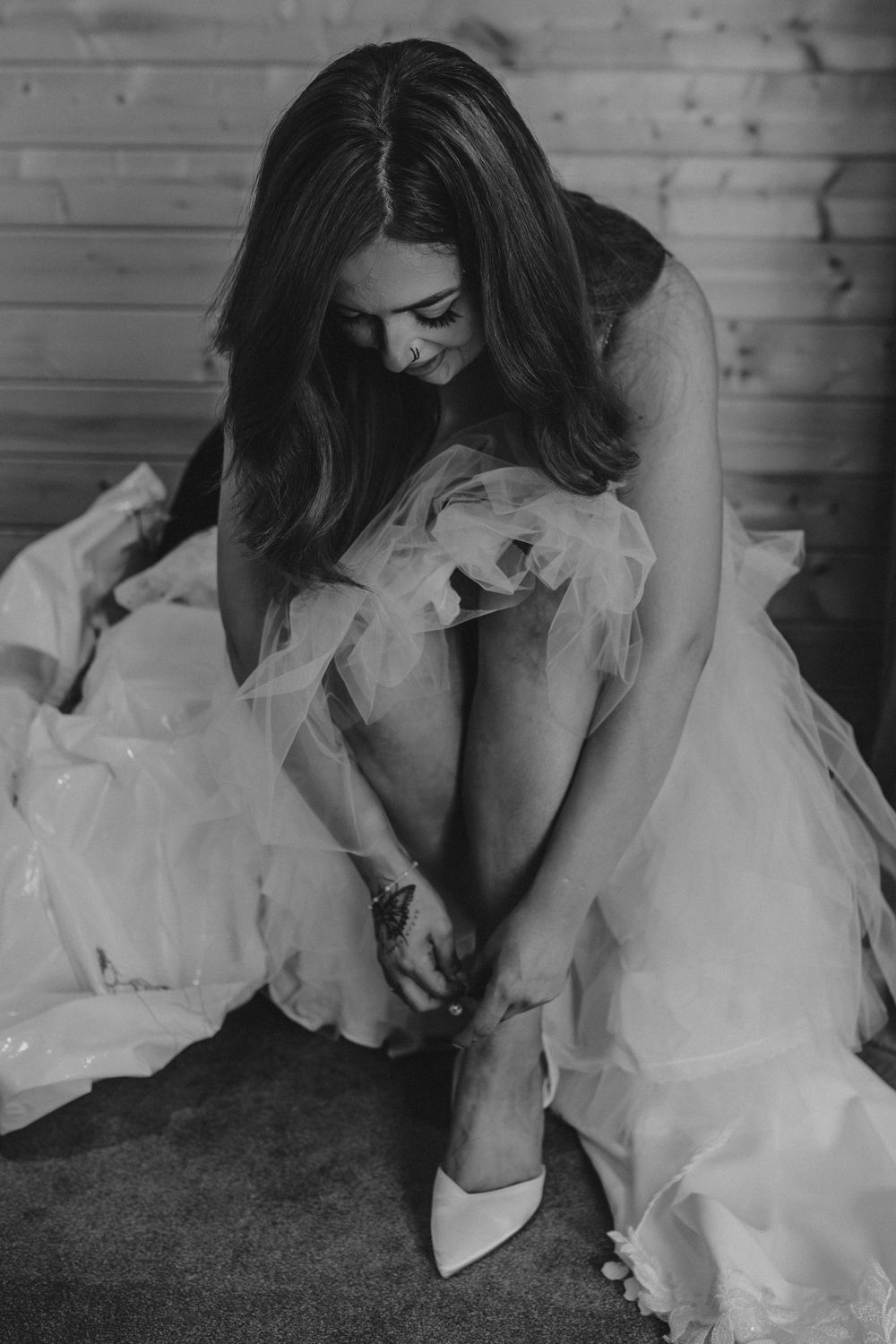 browsholme and the tithe barn wedding photography bridal prep