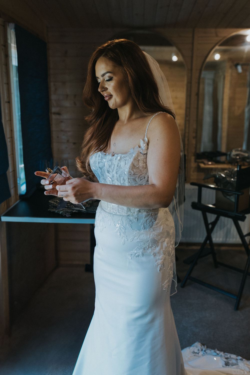 browsholme and the tithe barn wedding photography bridal prep