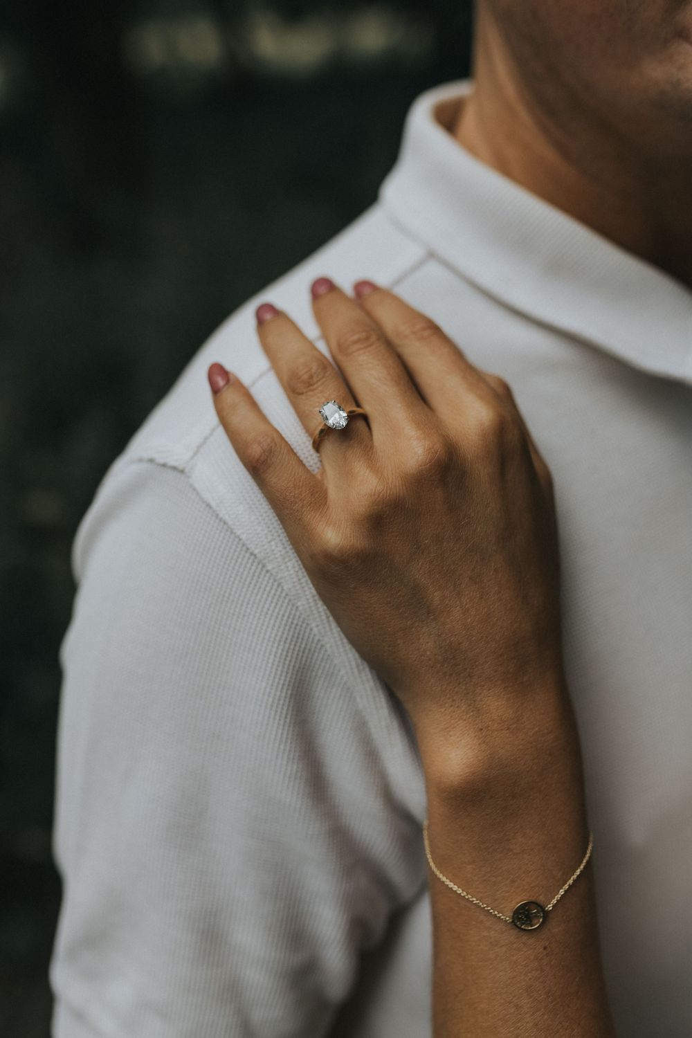 rivington pre wedding engagement photography session couple engagement ring