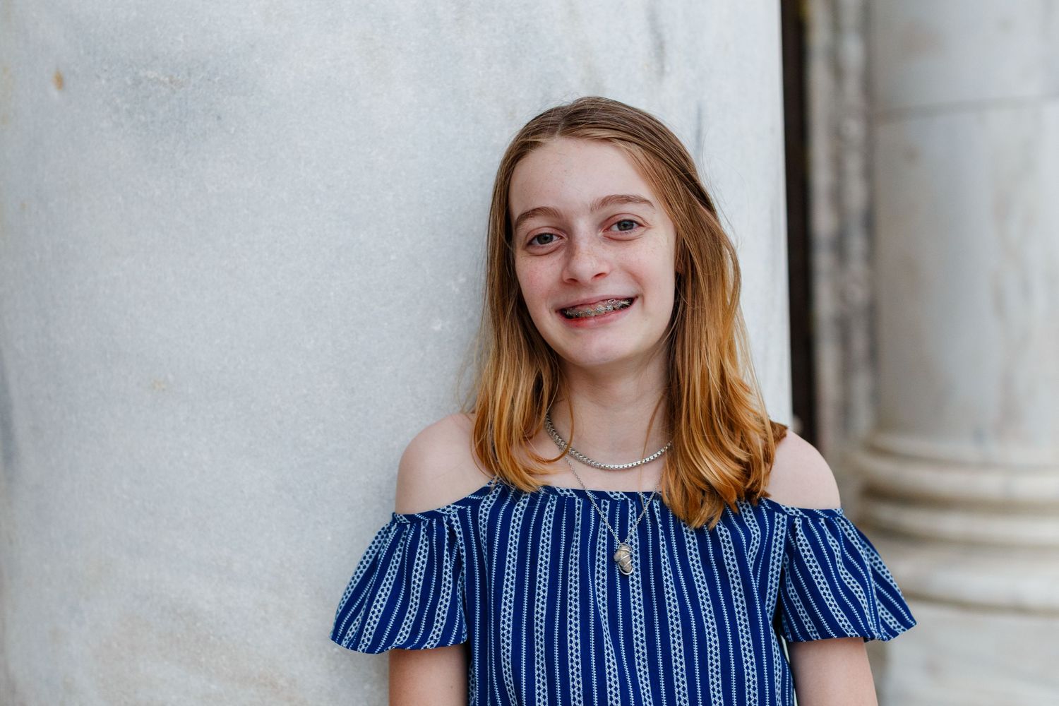 Portrait of a girl. Capitol Building. San Juan, Puerto Rico.