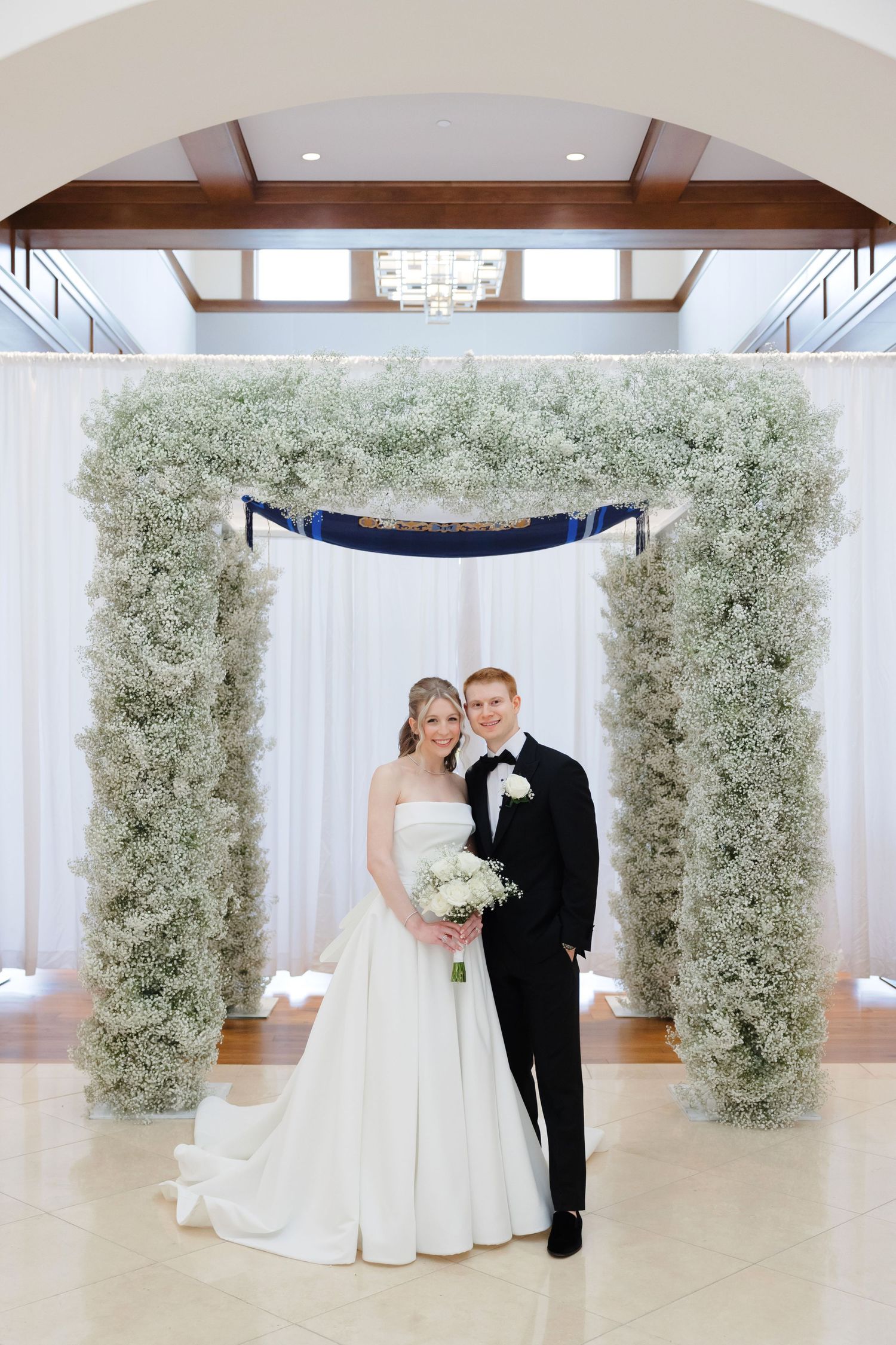 Bride and groom at BallenIsles Country Club in Palm Beach, Florida during a wedding photographed by Tom Forrest of Ohio.