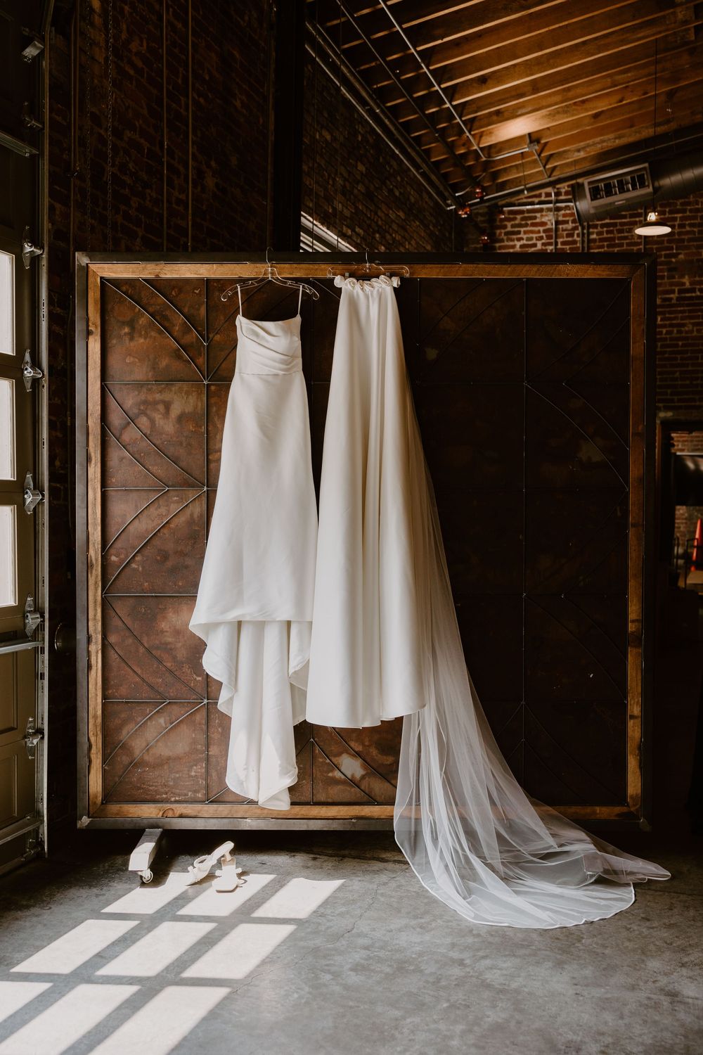 Bridal details at Mill & Mine wedding, Knoxville TN, editorial wedding photography