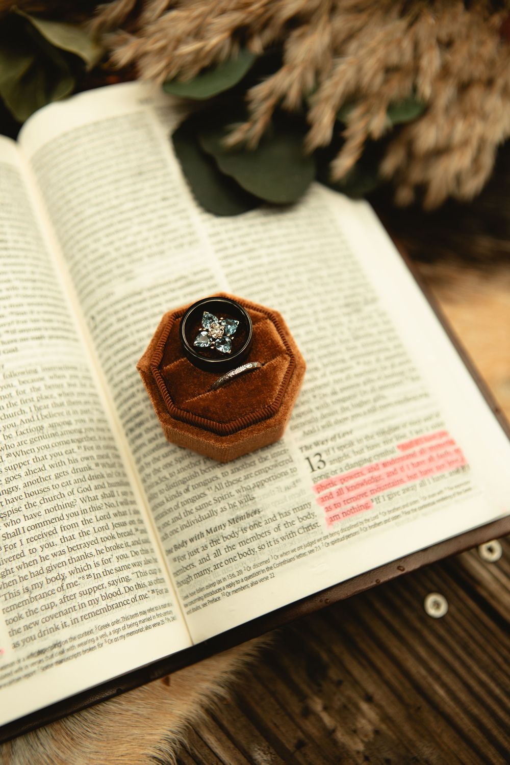 Bible verse highlighted in Corinthians