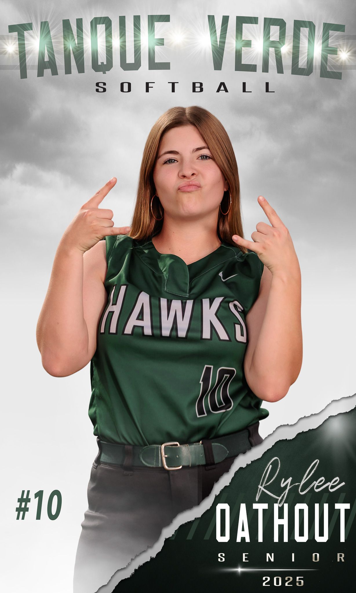 Tucson, Arizona High School Senior Banner, Tanque Verde senior banner, softball Banner, Tucson, AZ Sports Photographer