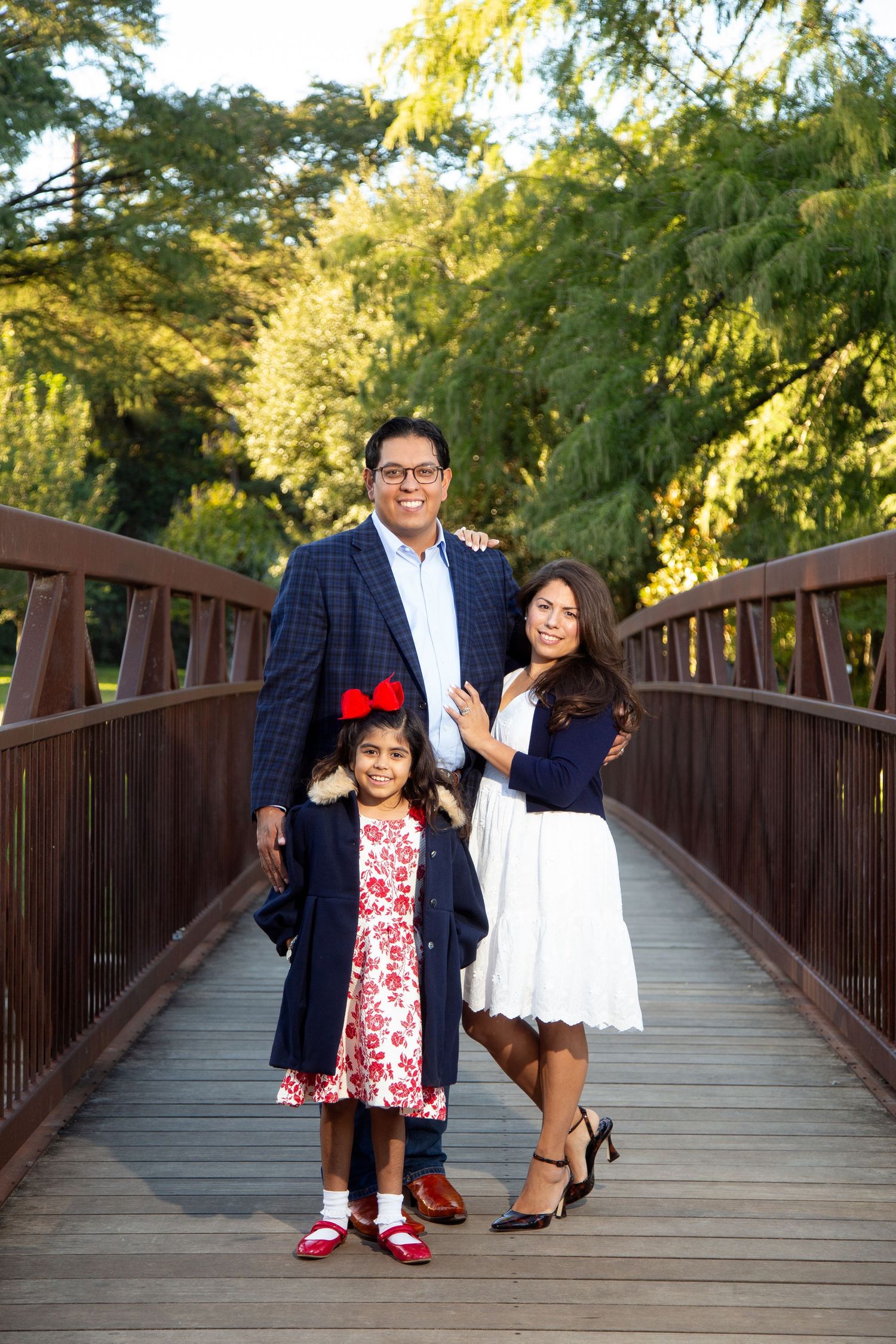 Fall family portraits taken at Landa Park in New Braunfels, Texas.