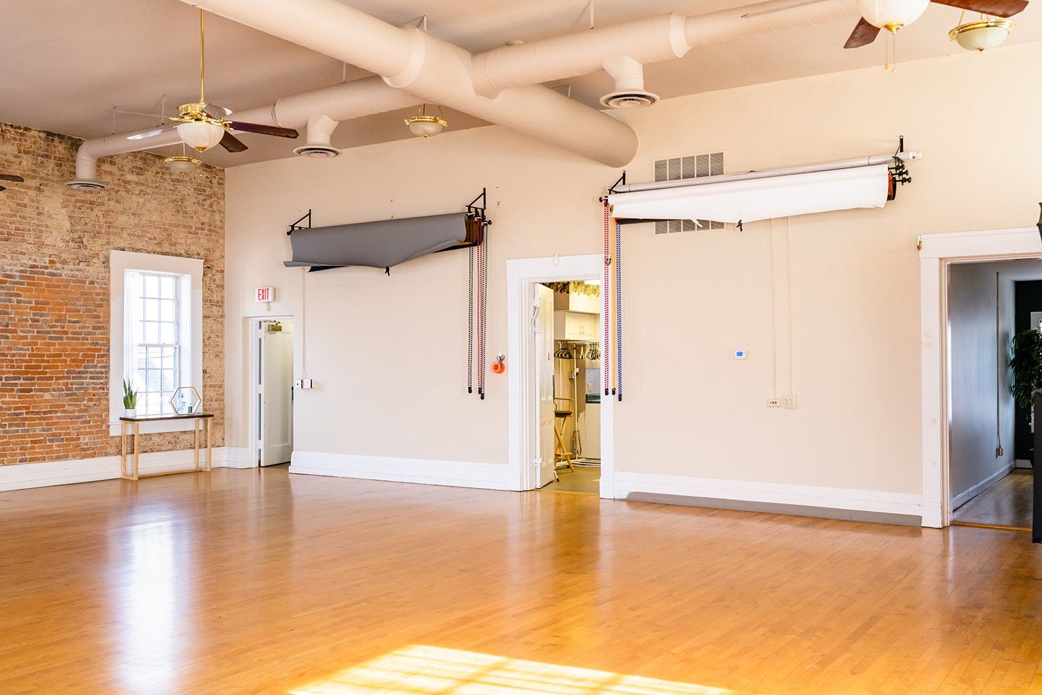 Studio interior and portrait session photos in Sharonville Cincinnati showcasing high-end, modern photography spaces for premium headshots