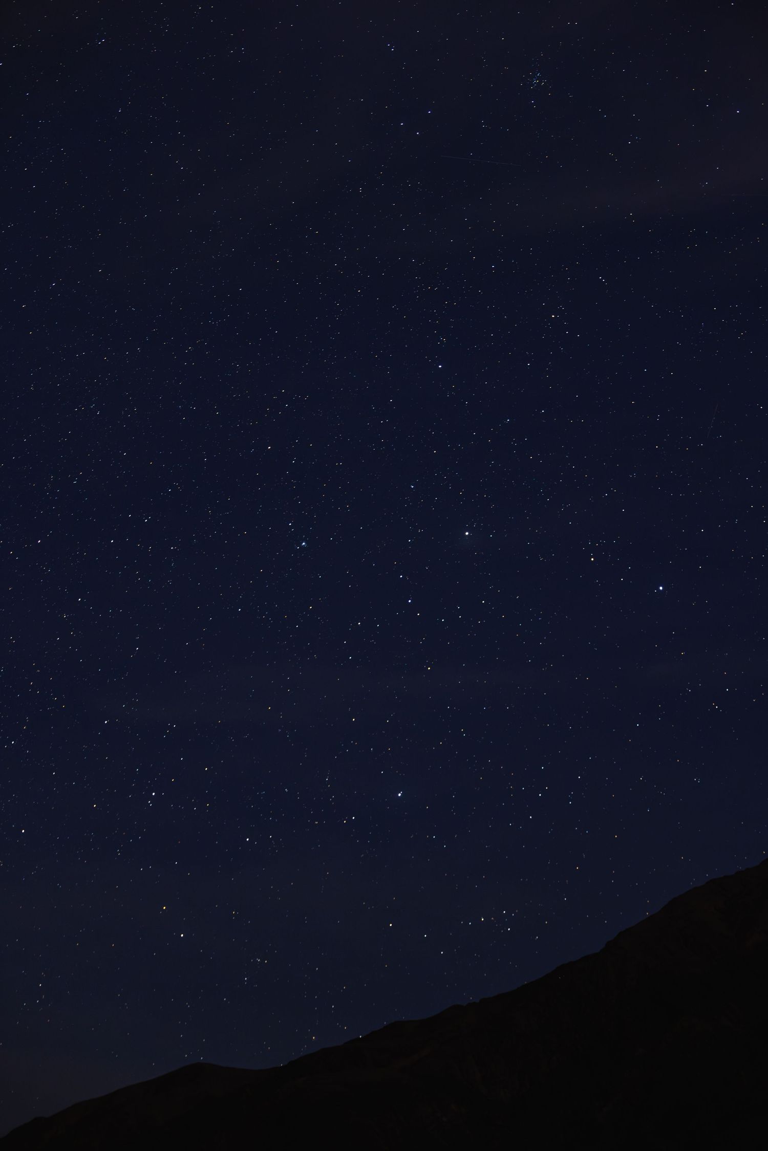 Starry sky over Death Valley National Park