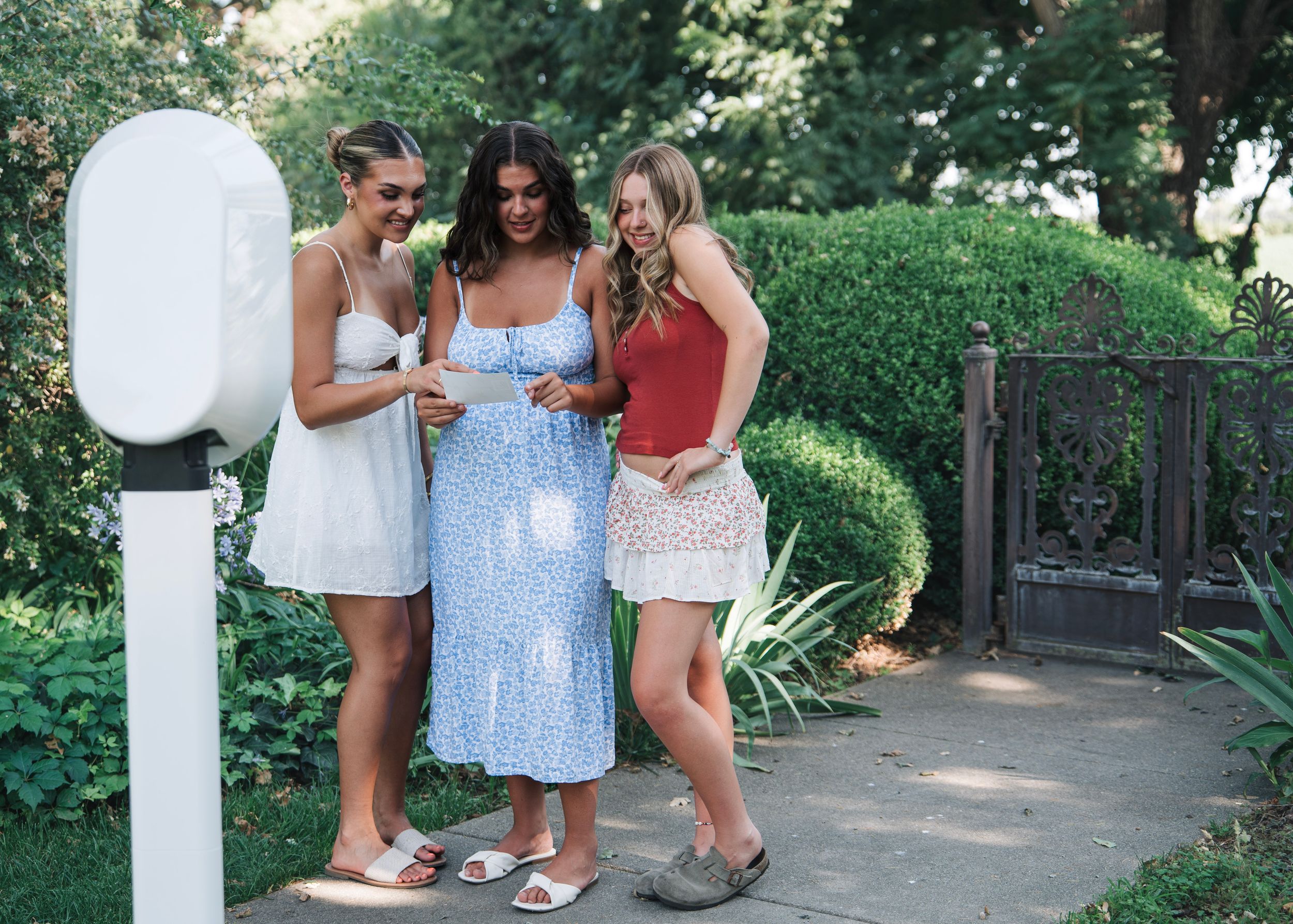 A photobooth companies branding photoshoot to solidify their look for their website
