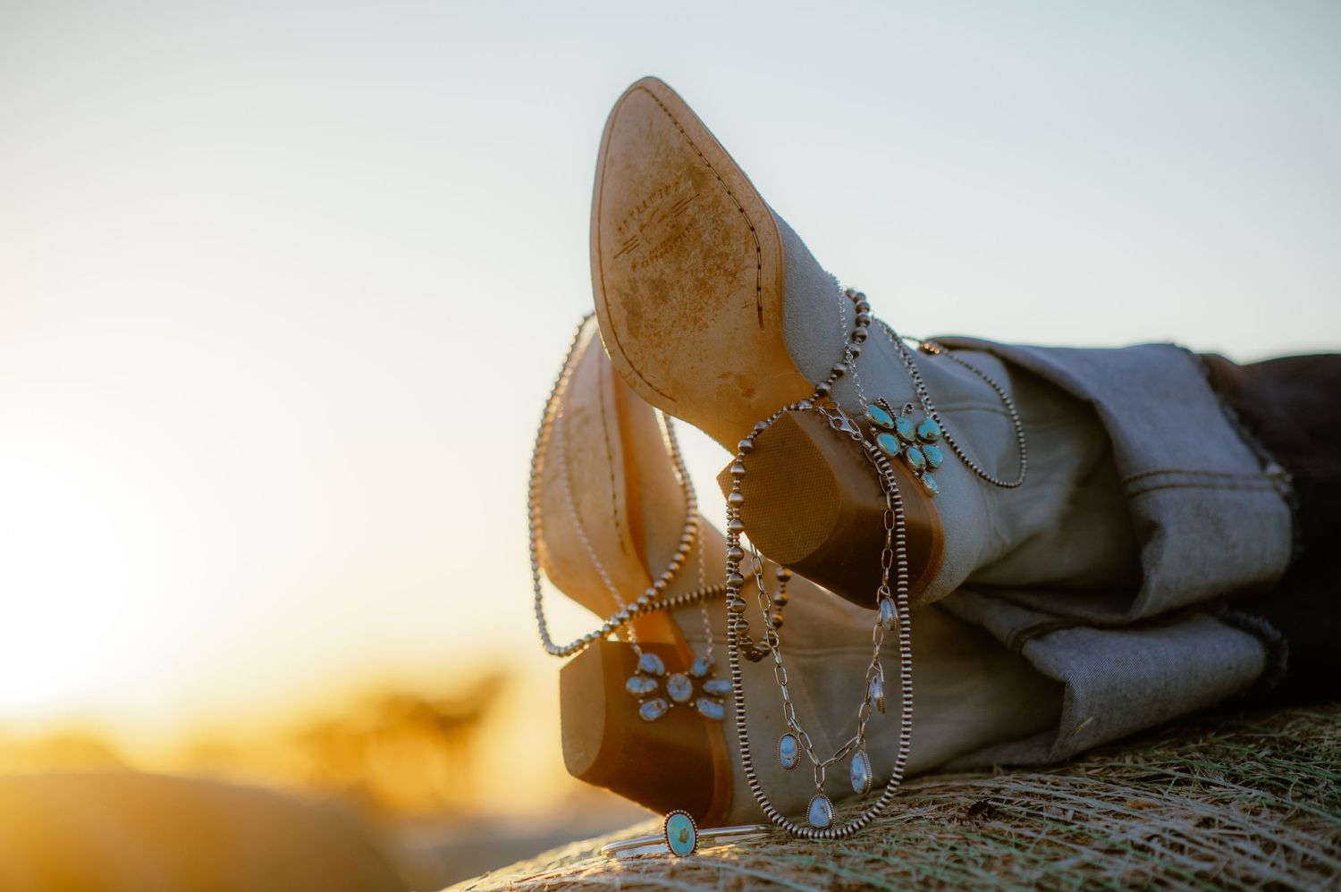 Custom silver jewelry by NK Silver Co. near Enid OK.
