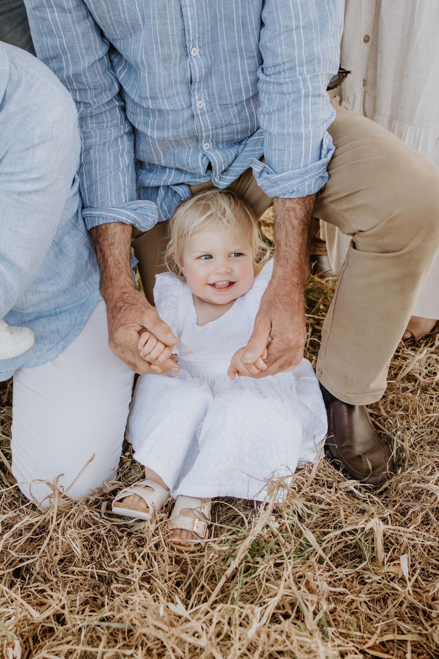 Grandparents with grandchildren: The importance of documenting family history in Port Willunga.