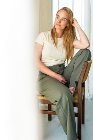 Zakelijke fotoshoot voor vrouwelijke ondernemer in omgeving Putten