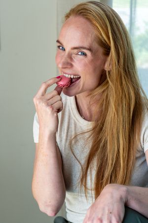 Business shoot voor vrouwelijke ondernemer als voedingscoach