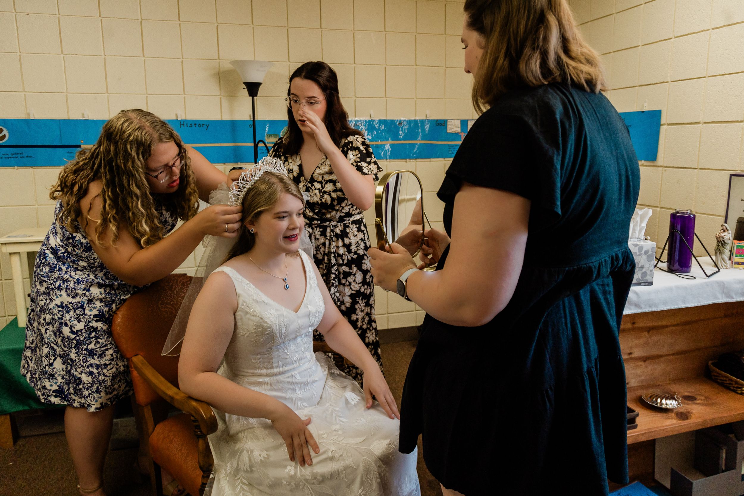 Bride preparations