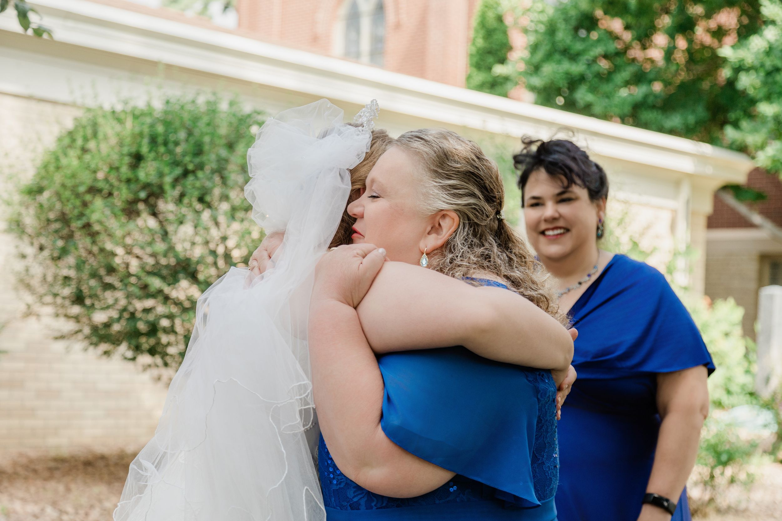 First look with Mother of the Bride