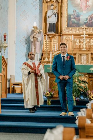 Catholic wedding ceremony