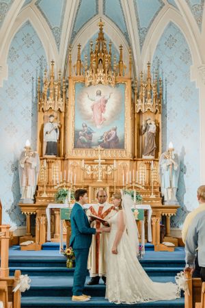 Catholic wedding ceremony