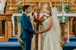 Catholic wedding ceremony