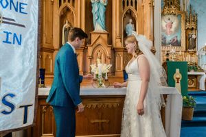 Catholic wedding ceremony