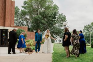 In between moments on a wedding day