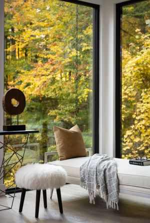 Interior Design Photography of a residential project in Niagara, Ontario, Canada. Architectural photography Bruno Belli. Living/Family Room.