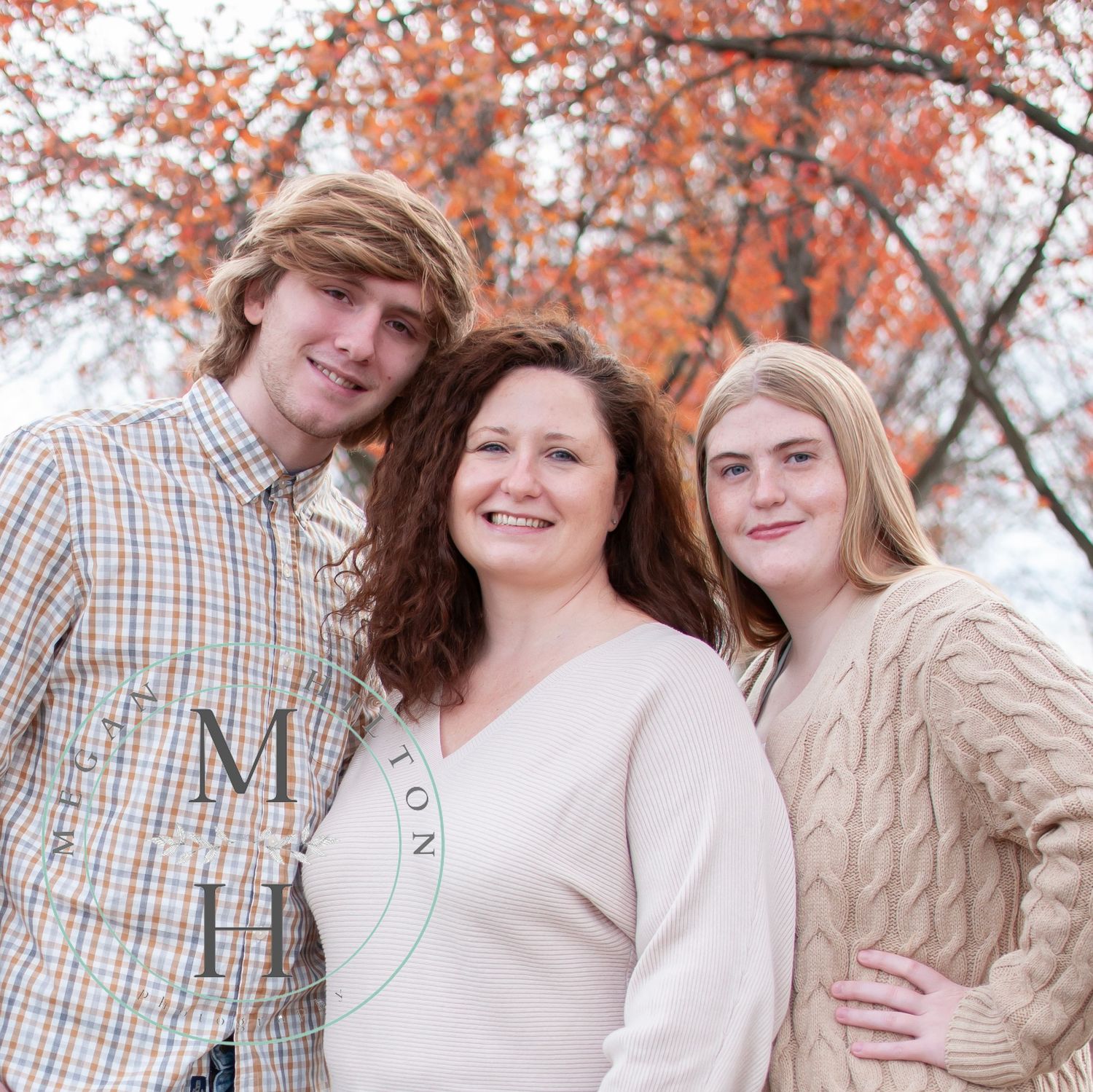 Photo of mom with two teens