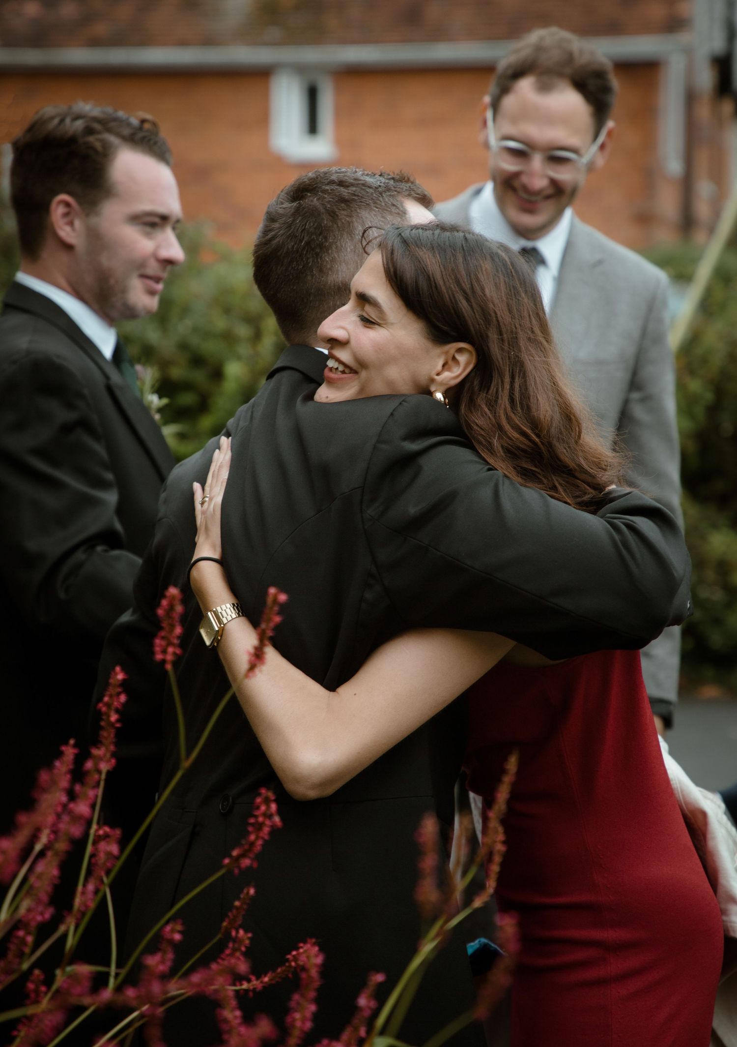 guests greeted celebrations begin candid moments photography church venue
