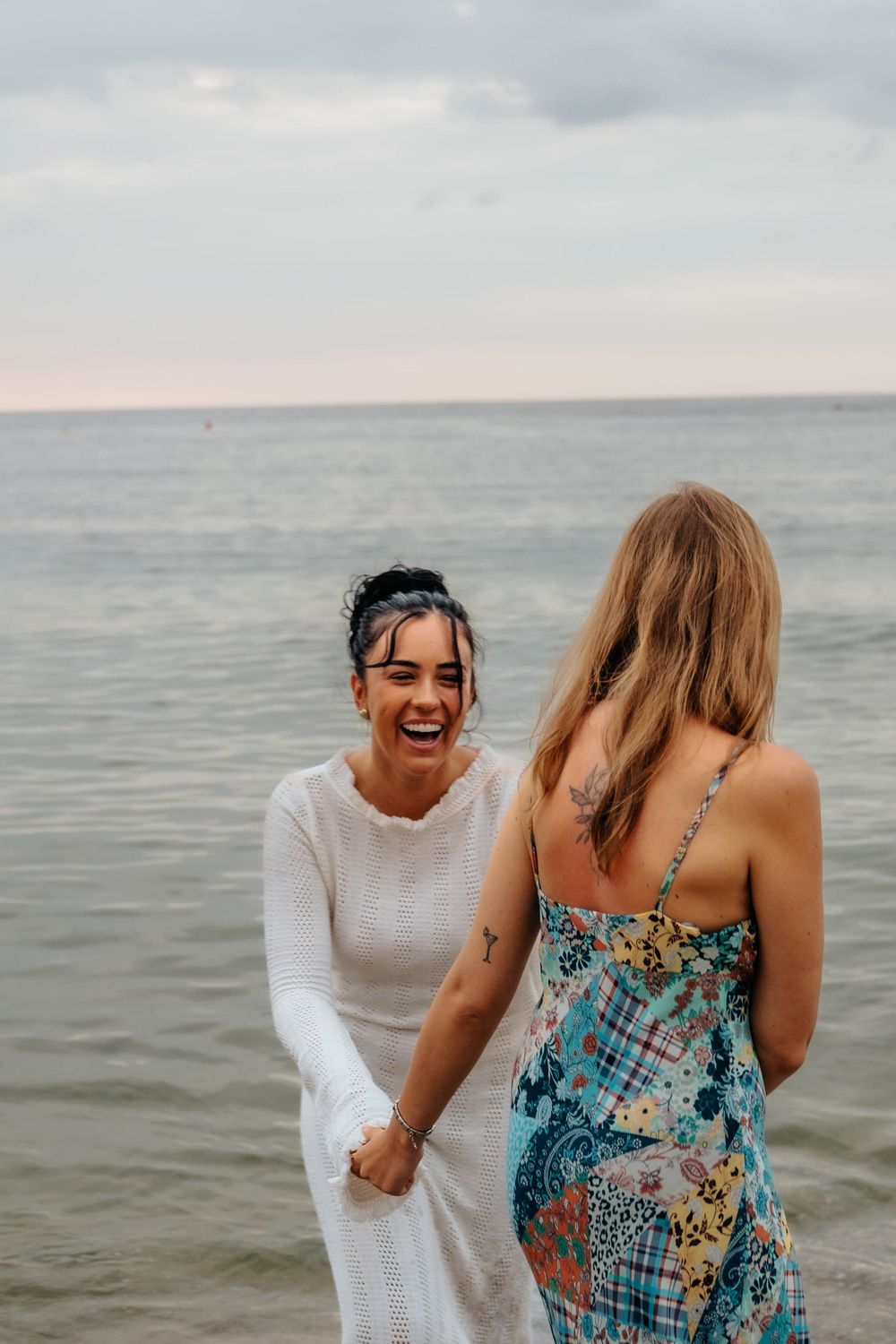 Candid laughter couple photography