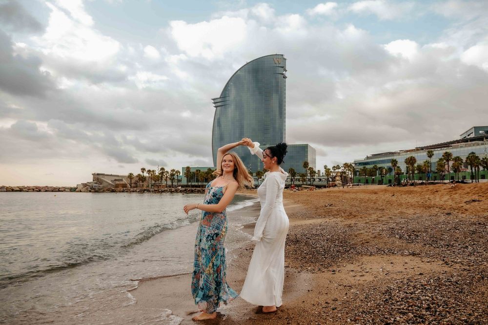 Intimate couple session Barceloneta