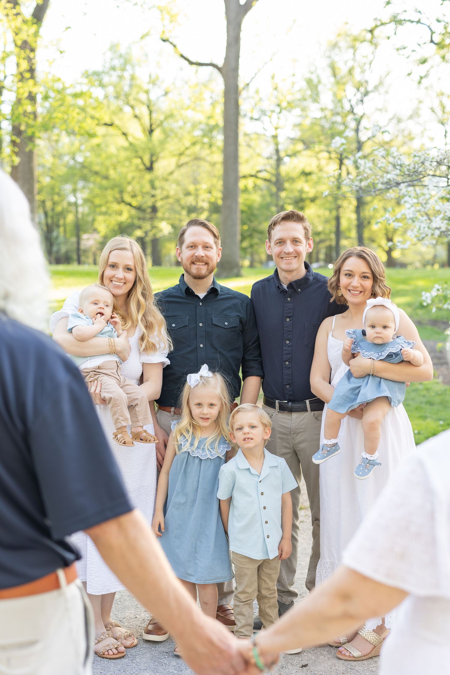 Tower Grove Park springtime extended family session St. Louis, MO