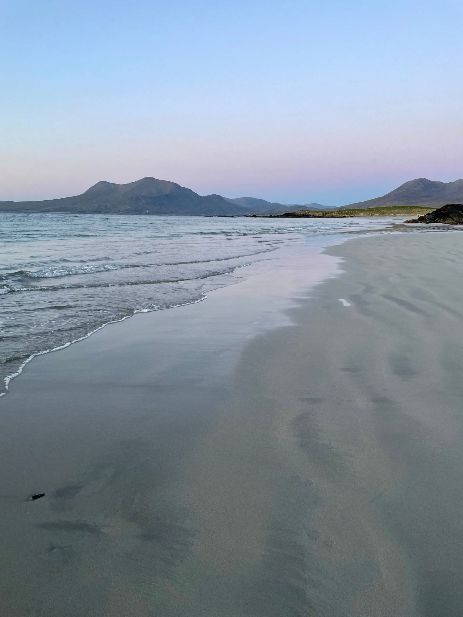 Renvyle beach Connemara in late springtime
