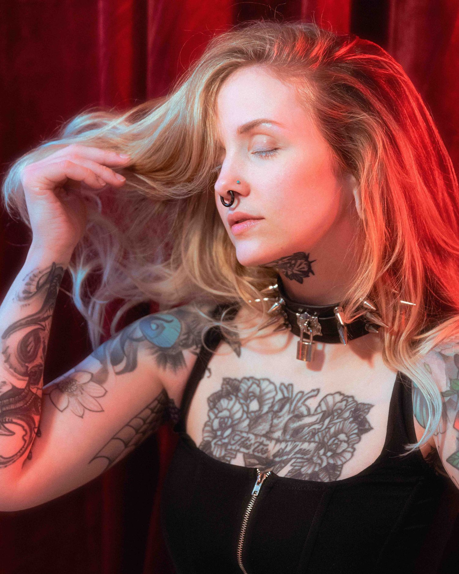 styled portrait photography, dark aesthetic photography, studio portrait photography