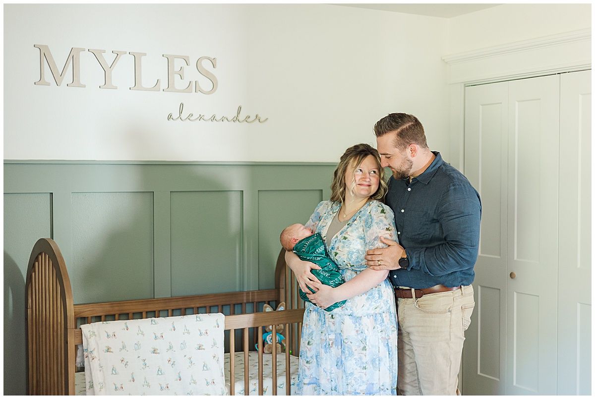 In home newborn photography session by Courtney Dexter Photography, newborn photographer in Minden, Louisiana