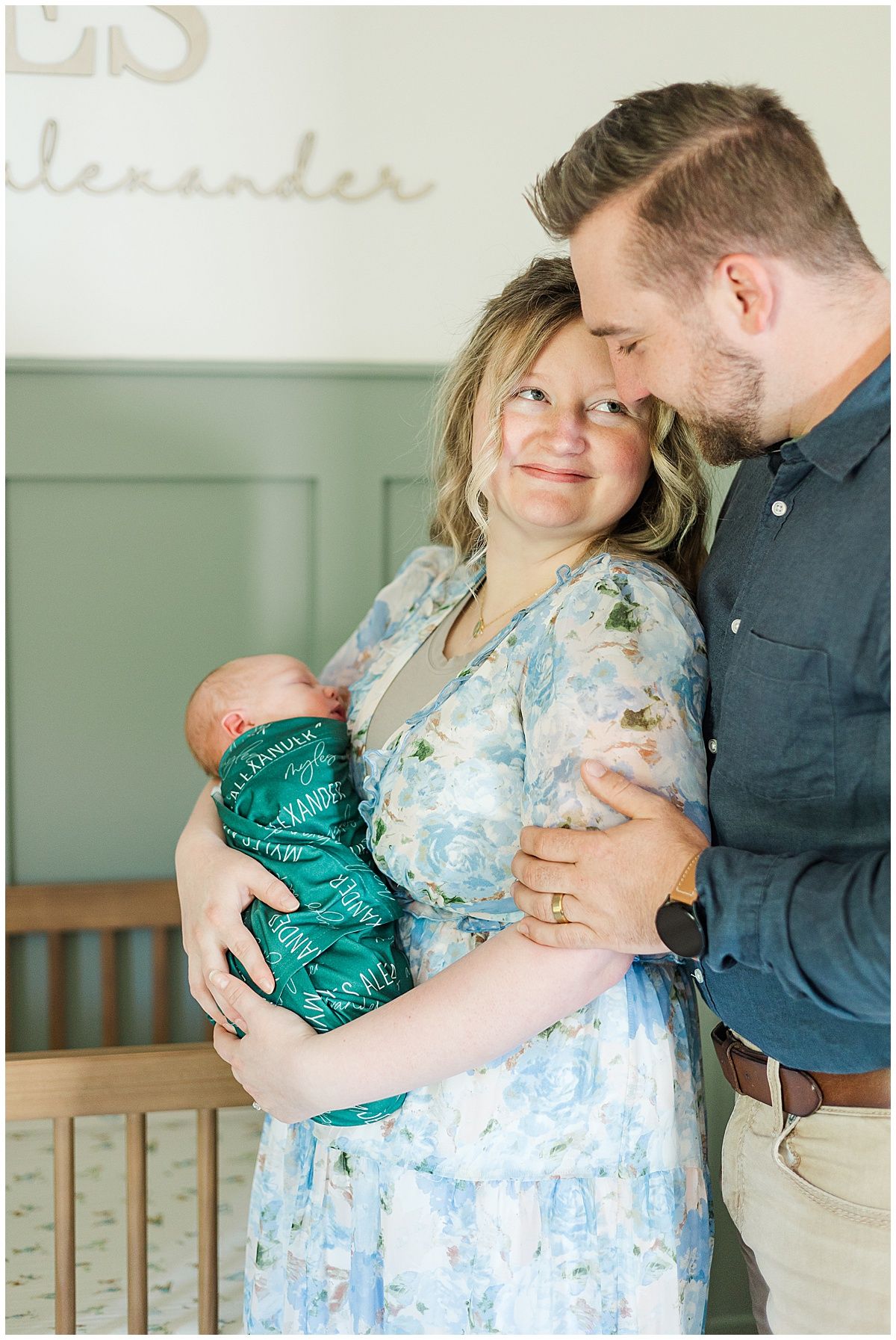 In home newborn photography session by Courtney Dexter Photography, newborn photographer in Minden, Louisiana