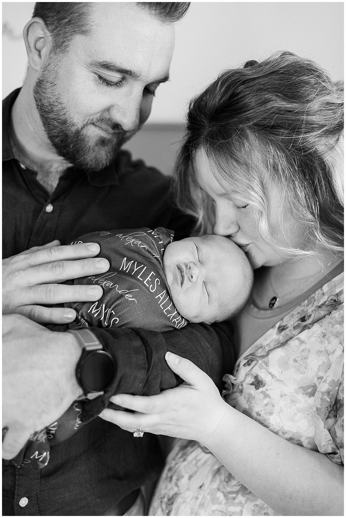 In home newborn photography session by Courtney Dexter Photography, newborn photographer in Minden, Louisiana