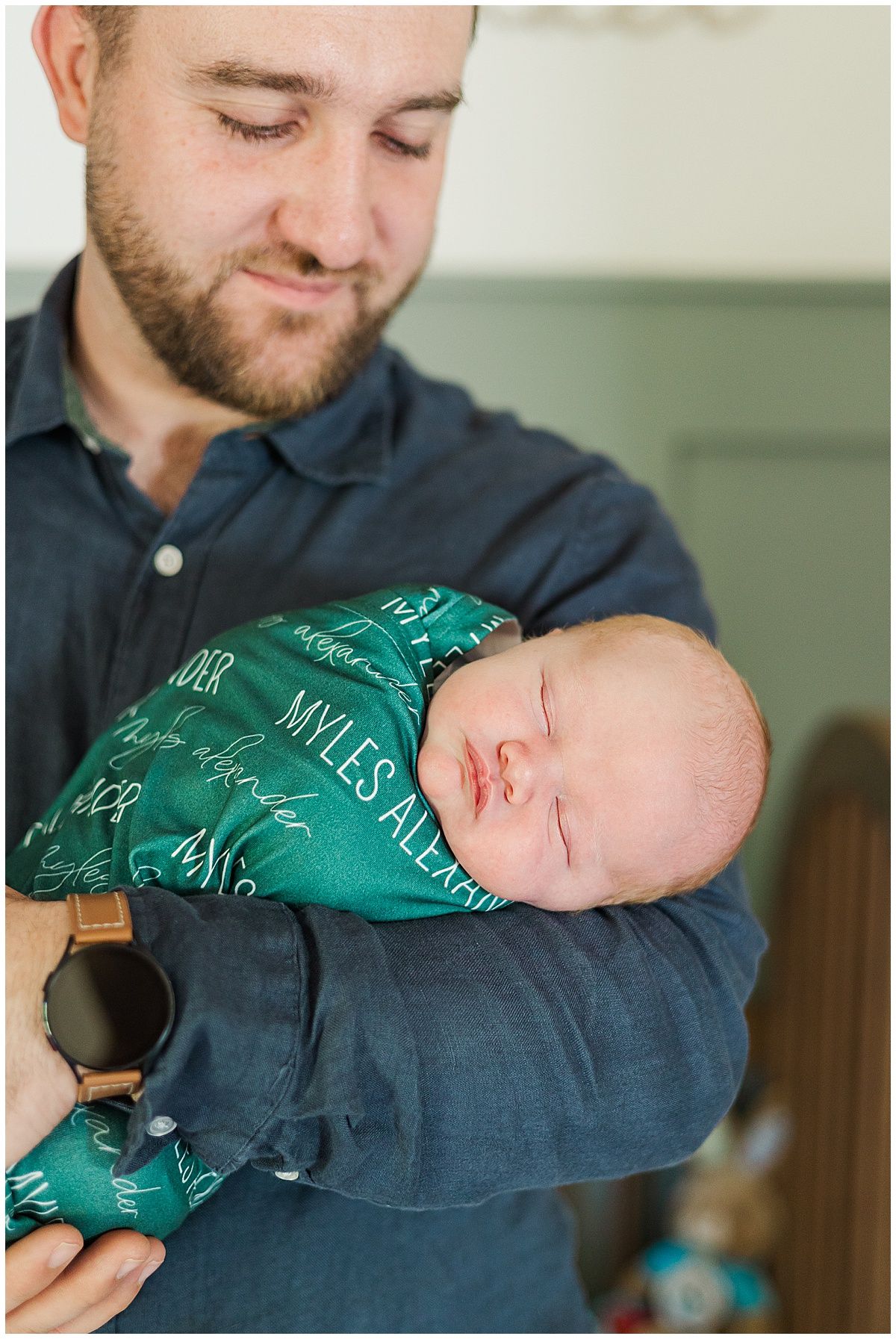 In home newborn photography session by Courtney Dexter Photography, newborn photographer in Minden, Louisiana