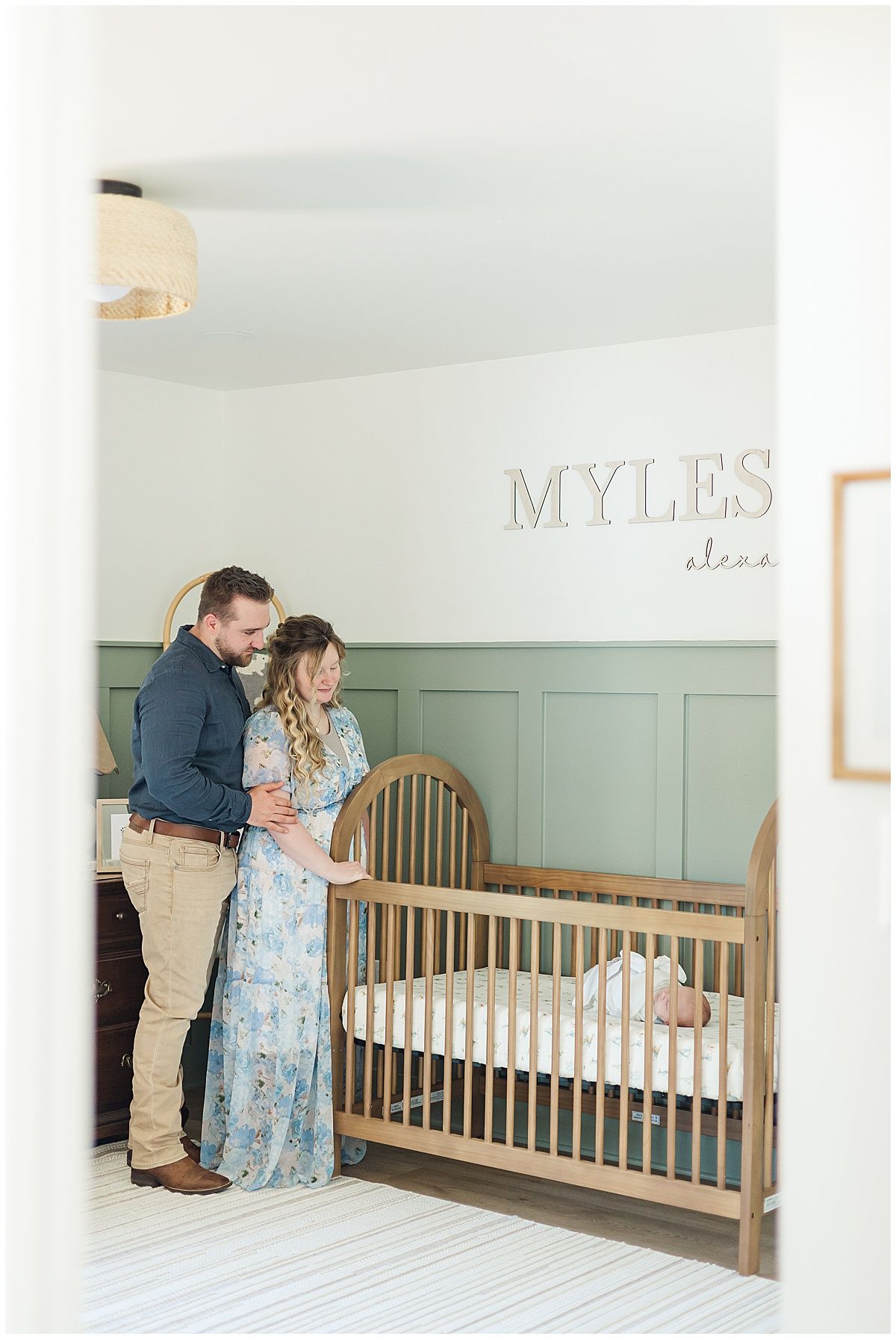 In home newborn photography session by Courtney Dexter Photography, newborn photographer in Minden, Louisiana