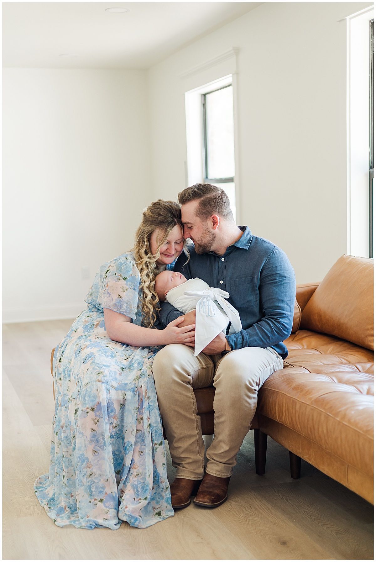 In home newborn photography session by Courtney Dexter Photography, newborn photographer in Minden, Louisiana