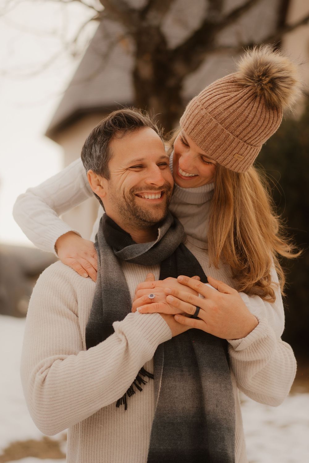 Breathtaking elopement inspiration featuring a deeply in love couple on top of a mountain.