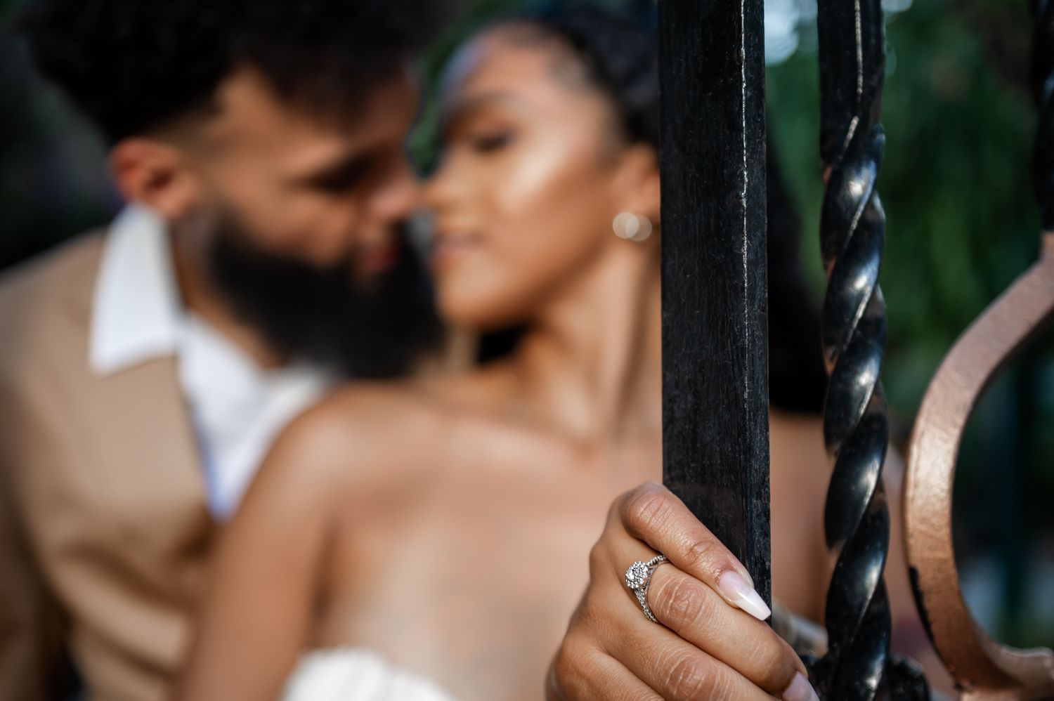 Palm Beach engagement photographers captured this couple during their Worth Avenue in engagement session in Palm Beach, Florida.