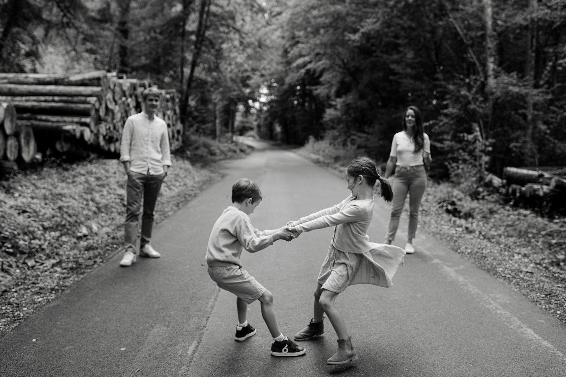 Family photo by family photographer in Switzerland