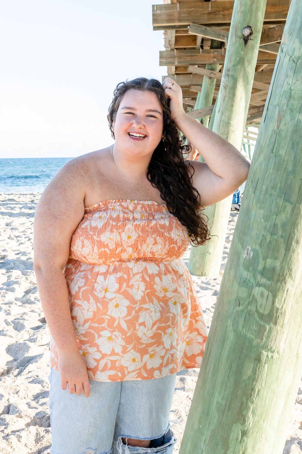 Emerald Isle nc beach senior photography with Samantha ann photo studio in swansboro senior photographer taking senior portraits