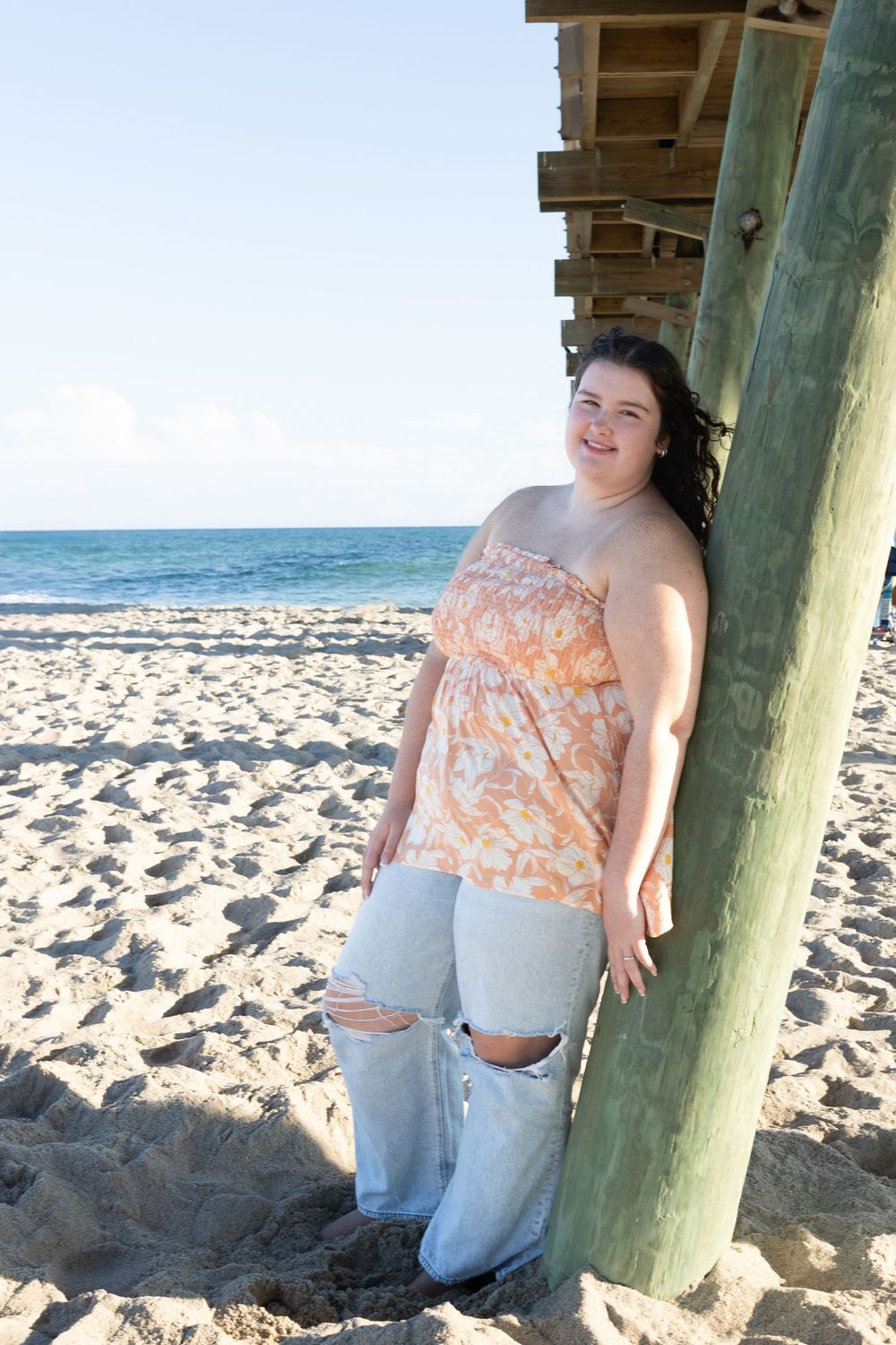 Emerald Isle nc beach senior photography with Samantha ann photo studio in swansboro senior photographer taking senior portraits
