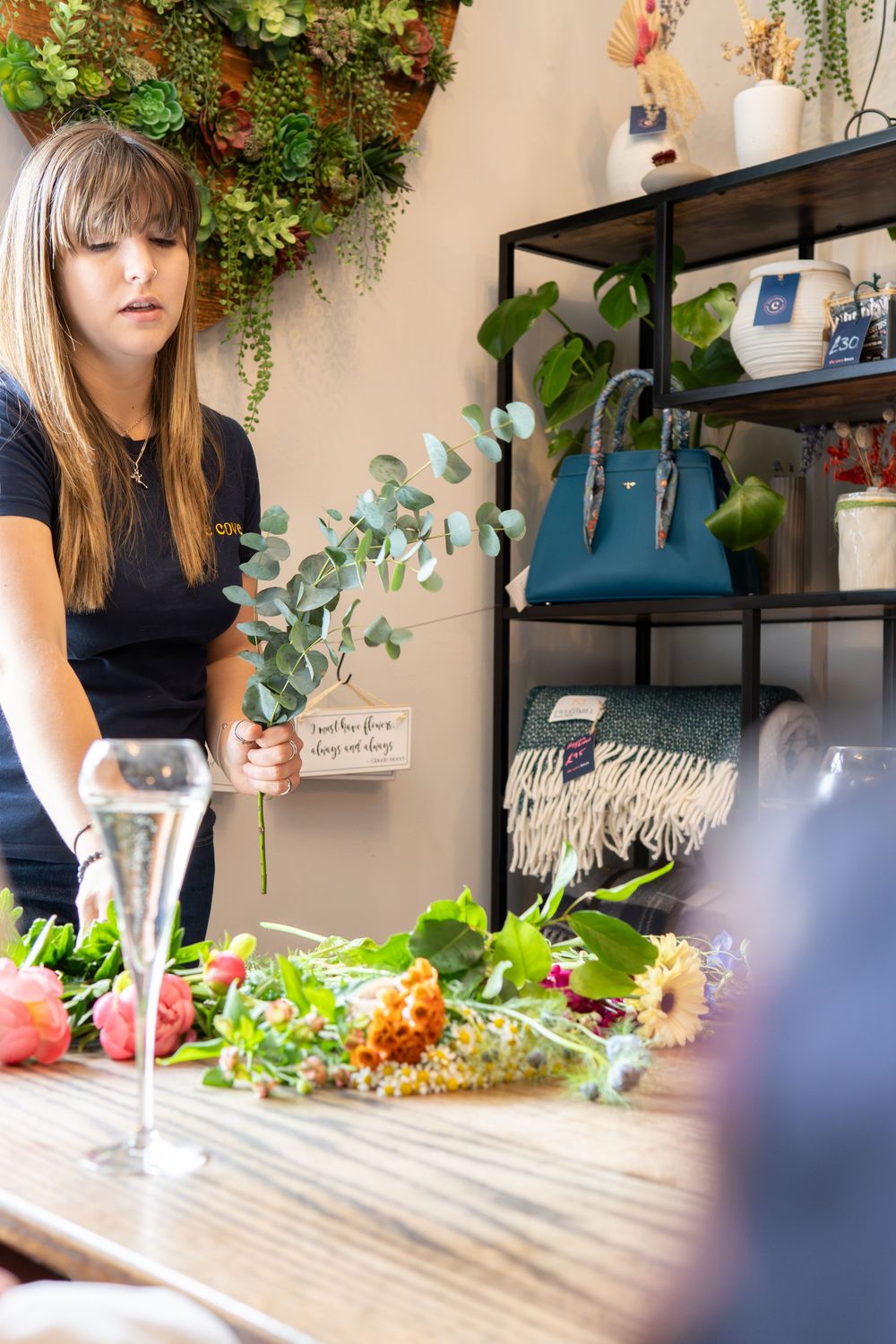 Workshops by Amy Lethbridge at The Cove, photographed by Jo Fisher, founder of BLOOM Fabulous Photography, in Tunbridge Wells, Kent