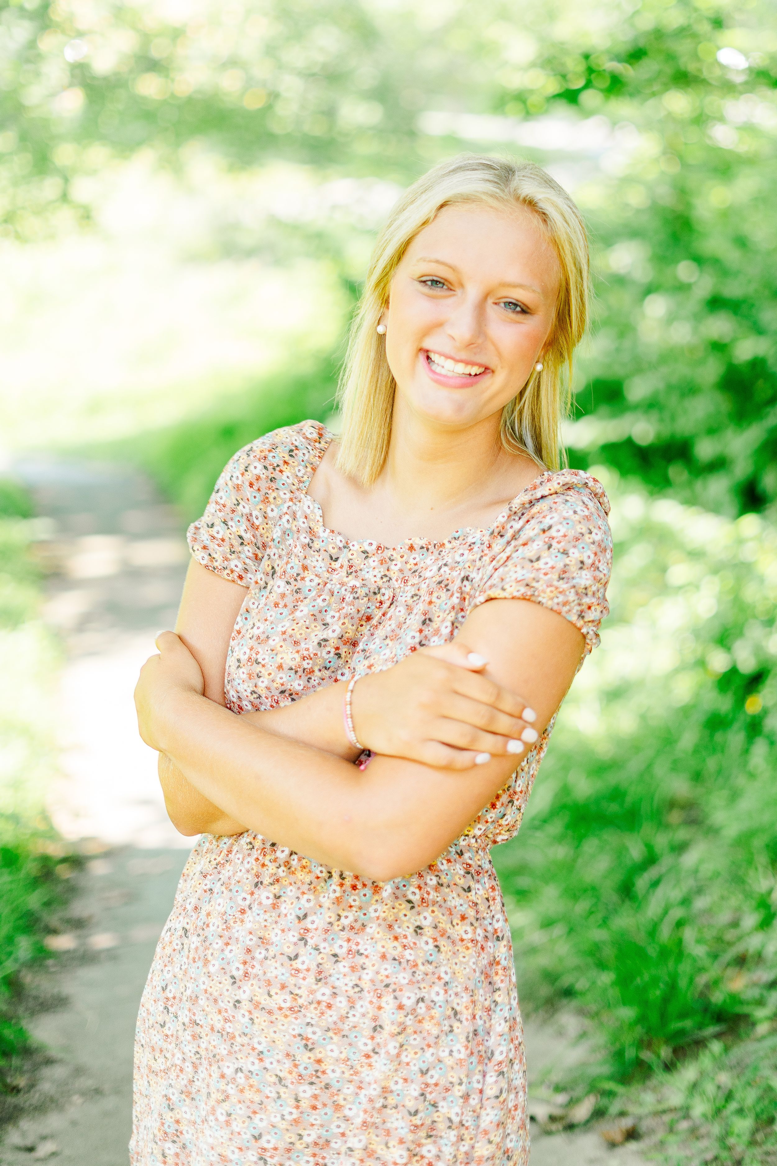 senior laughing