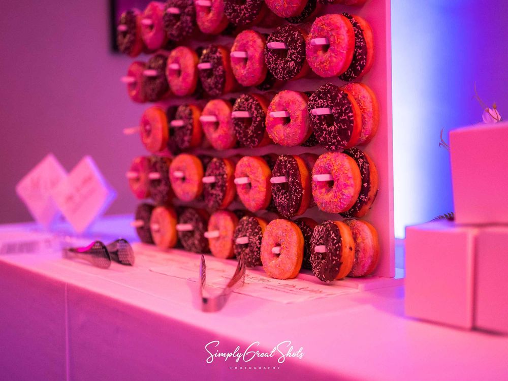 A doughnut wall in the Chatterley suite in Eastwood Hall