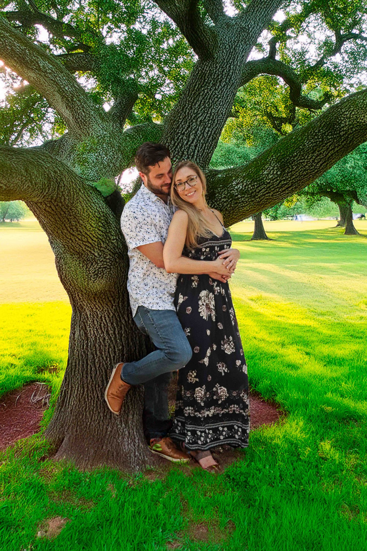 An early engagement session.